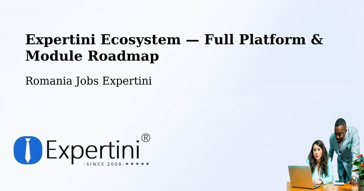 Expertini Ecosystem — Full Platform & Module Roadmap – Oraş Ţãndãrei