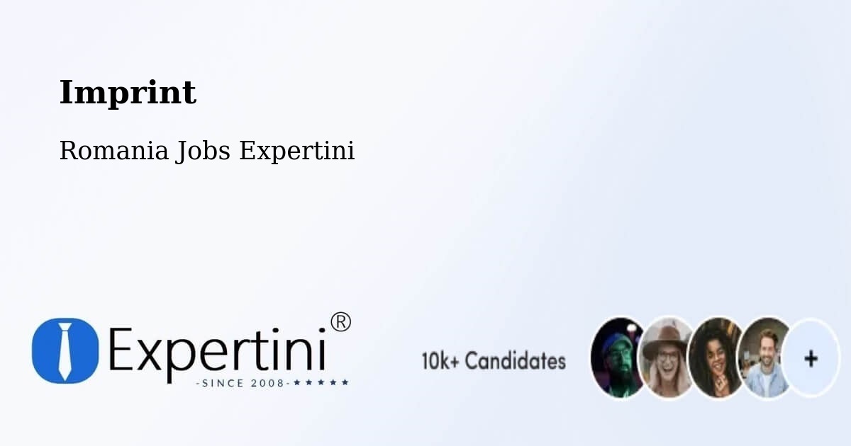 Imprint – Oraş Ţãndãrei - Romania Jobs Expertini
